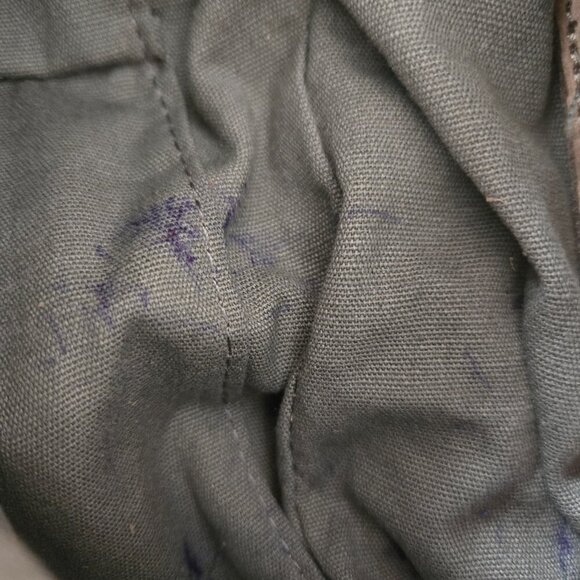 Liebeskind Berlin Leather Crossbody Bag Taupe Braided Flap Shoulder Purse - Picture 10 of 16